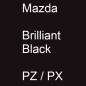 Preview: Mazda, Brilliant Black, PZ / PX.